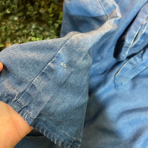 💜LOFT Denim Tops. Size- S (Fit S-M) - Picture 8 of 8